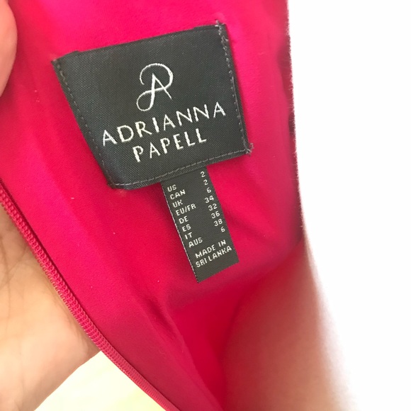 [Adrianna Papell] One Shoulder Pop Over Mini Dress - Picture 6 of 6